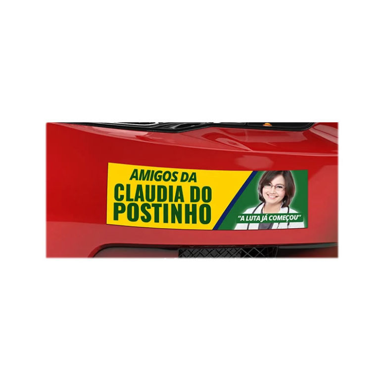 Adesivo Parachoque 45x32cm São Paulo Lapa